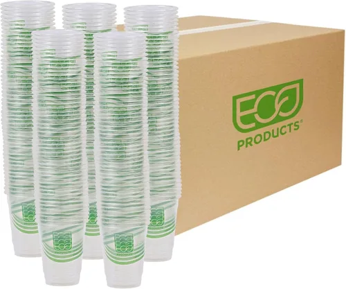Vista 10 de Eco-Products, Inc GreenStripe - Vasos para bebidas frías, Transparente, 1000
