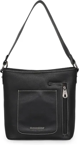 Vista 3 de Montana West Bolso de mano occidental para mujer, bolso de hombro oculto con cartera