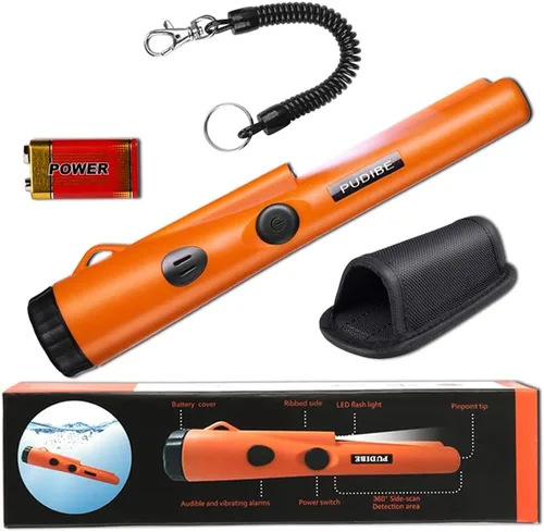 Vista 7 de Detector de Metales con Pantalla LCD Totalmente Impermeable Pinpoint Pinpointer - (Tres Modos) Buscador de Localización de Tesoros de 360°