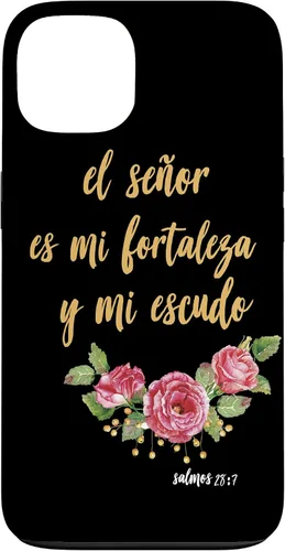 Vista 7 de Carcasa para iPhone 11 Salmos El Señor Es Mi Fortaleza Biblia Cristiana