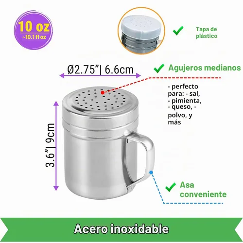 Vista 2 de CUSINIUM Juego de cuchara y escurridor de palomitas de maíz de doble asa - Cuchara de palomitas de metal - Cuchara para papas fritas