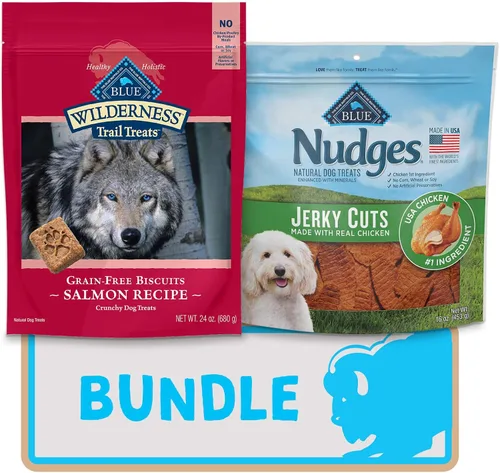 Vista 3 de Blue Buffalo - Paquete variado de golosinas para perros, pollo y salmón