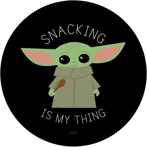 Vista 3 de Star Wars The Mandalorian the Child Snacking is My Thing PopSockets Standard PopGrip