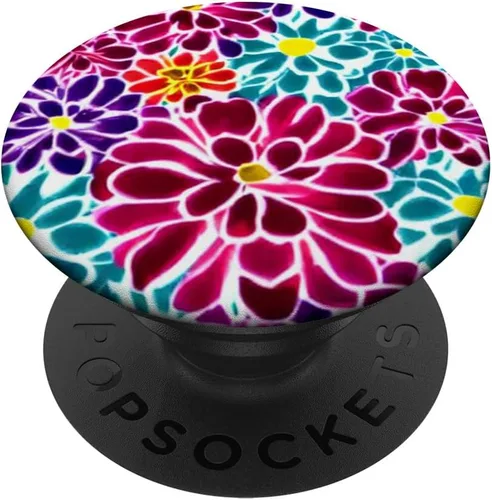 Vista 6 de Retro Flowers PopSockets MagSafe PopGrip para iPhone