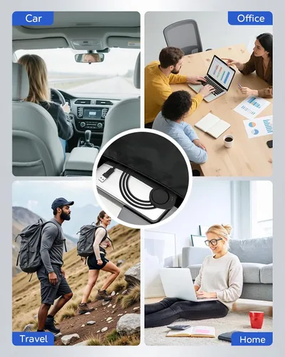 Vista 7 de MoKo Paquete de 2 cargadores tipo C para Amazfit Helio Strap/T-Rex 3/3 Pro/Ultra 2/Balance/Balance 2/Active Max/Active 3 Premium, base de carga