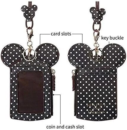 Vista 6 de JOSEKO Cartera con forma de animal para mujer, con forma de cuello, con forma de lunares, monedero