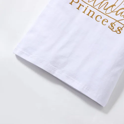 Vista 6 de Conjunto de camiseta de cumpleaños para niñas pequeñas, chaleco de princesa con volantes, camiseta sin mangas para bebés