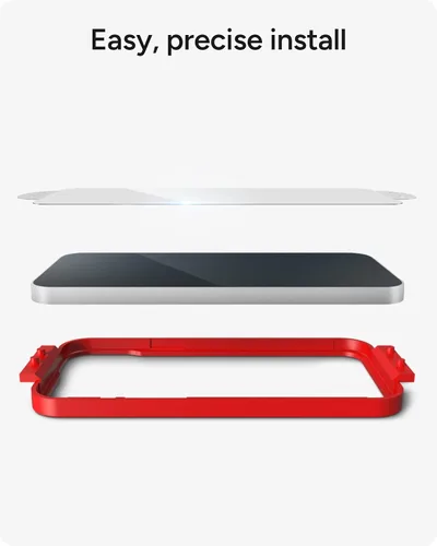 Vista 5 de ZAGG Glass+ - Protector de pantalla para Samsung Galaxy Z Flip7 (solo pantalla frontal), 3 veces más fuerte, resistente a los arañazos, resistente a