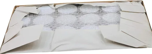 Vista 4 de Pinnacle Mercantile Tarros de vidrio de 2 oz para especias rectas con tapas de metal blanco, caja de 24