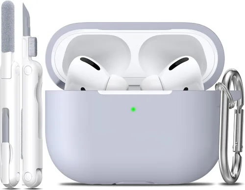 Vista 37 de R-fun for AirPods 2nd/1st Case Silicone Cover, Banana Violet Violeta plátano