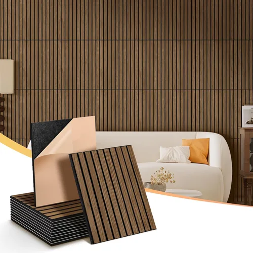 Vista 9 de Paquete de 12 paneles acústicos grandes para pared, paneles acústicos autoadhesivos insonorizados de 16 x 12 x 0.4 pulgadas, tratamiento acústico