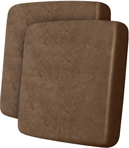 Vista 30 de ANARACHON Fundas de cojín de sofá con aspecto de cuero, juego de fundas de asiento de sofá, protector de muebles para sillón seccional, sofá biplaza