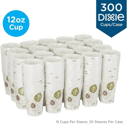 Vista 3 de Dixie Pathways - Vasos calientes de papel, 12 onzas