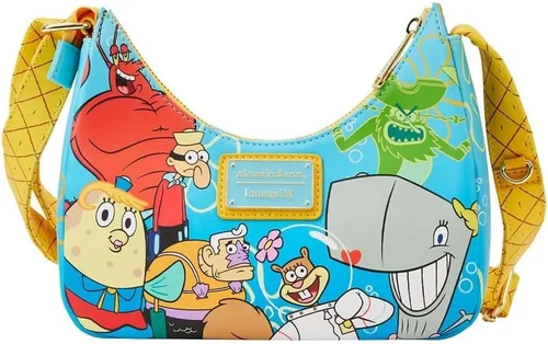 Vista 4 de Loungefly Nickelodeon SpongeBob SquarePants Group Shot - Bolso cruzado