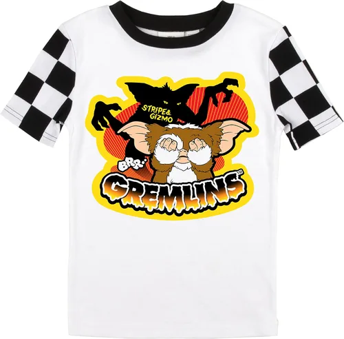 Vista 2 de Bioworld Gremlins Stripe and Gizmo - Conjunto de pijama de manga corta para niño