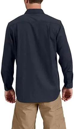 Vista 2 de Carhartt Camisa de trabajo de manga larga de lona de ajuste relajado para hombre