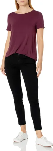Vista 5 de Tienda Essentials Túnica de manga corta con cuello redondo para mujer, paquete de 2