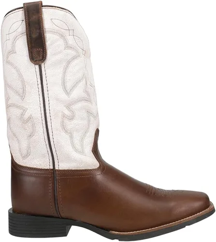 Vista 3 de ROPER Hombres Monterey Square Toe Casual Botas Mid Calf - Azul, Marrón
