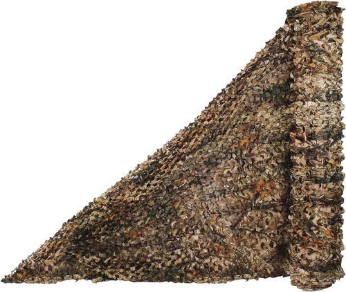 Vista 12 de WINWAY - Red de camuflaje en rollo a granel, malla para sombrilla, ideal para caza, tiro, decoración de fiesta con tema militar Desert Camo