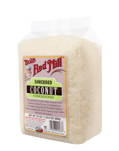 Vista 6 de Bob's Red Mill Coco rallado sin azúcar, bolsa de 12 onzas