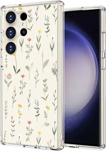 Vista 10 de ICEDIO Funda para Samsung Galaxy S23 Plus, delgada, transparente, con diseños de moda, para niñas y mujeres, funda protectora duradera y resistente