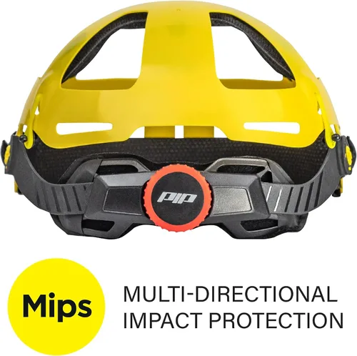 Vista 6 de PIP Casco de escalada industrial con ventilación Traverse con tecnología MIPS, carcasa de ABS, correa de barbilla de 4 puntos, ANSI II