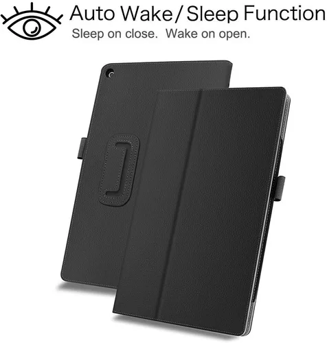 Vista 4 de EpicGadget - Funda para Amazon Fire HD 8 / Fire HD 8 Plus (12ª generación, 2022) – Funda ligera de piel sintética con función de encendido y apagado