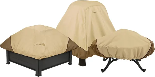 Vista 8 de Classic Accessories Veranda Cubierta para Chiminea Resistente al Agua de 22 Pulgadas, Fundas para Muebles de Patio