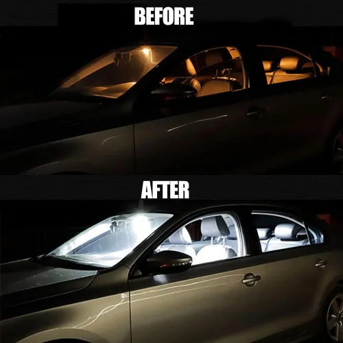 Vista 3 de Kit de luces interiores LED blancas para Nissan Titan 2016 2017 2018 2019 2020 súper brillante 6000K mapa cúpula guantera, luces interiores