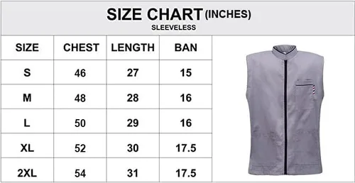 Vista 3 de Chaqueta profesional de peluquero para hombre sin mangas color negro con 2 bolsillos para herramientas de peluquero y cremallera unidireccional