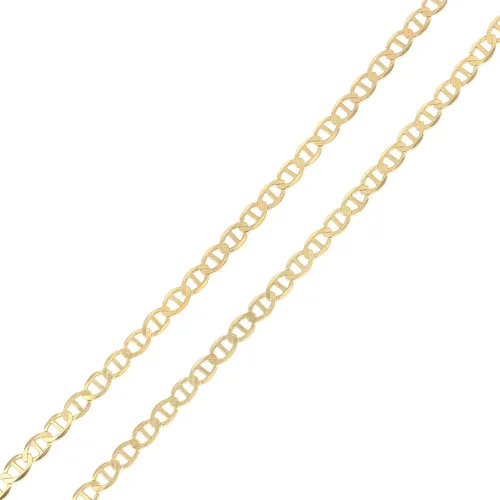 Vista 3 de Ioka - Collar de cadena de oro macizo real de 14 quilates de 0.098 in con cierre de langosta