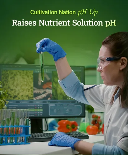 Vista 2 de FoxFarm Cultivation Nation pH UP for Plants' Nutrient Solutions - Formulado con hidróxido de potasio para ajuste - Ideal para suelos e hidroponía