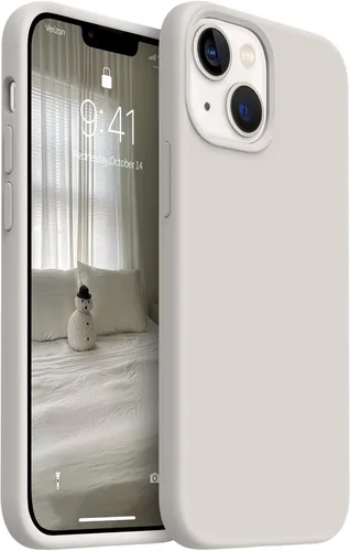 Vista 26 de AOTESIER Funda magnética para iPhone 13 Mini, compatible con MagSafe, protección militar a prueba de golpes, funda de silicona con forro