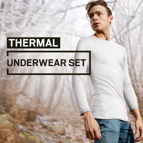 Vista 2 de Rocky Thermal Underwear for Men Waffle Thermals Men's Base Layer Long John Set