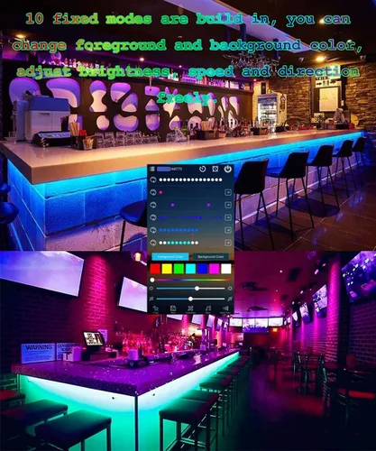 Vista 8 de Luz LED Pixel WiFi Bluetooth IR Remote Combine Controller para WS2812B WS2811 SK6812 direccionable RGBIC Music Sync App Control Box Tira programable