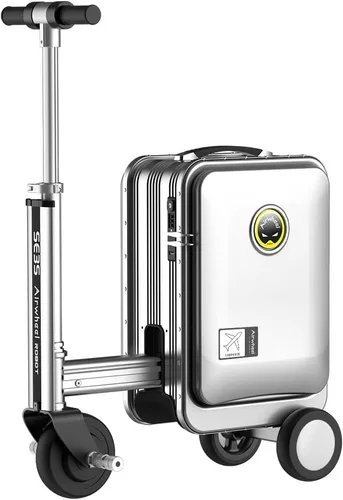 Vista 6 de SE3S Smart Riding Luggage Electric Suitcase Scooter with Removable Battery (silver)
