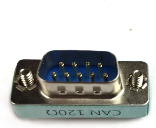 Vista 6 de YPP Terminador de resistencia terminal de autobús DB9 120ohm RS323 Serial macho a hembra conector Adatper con resistencia de 120ohm