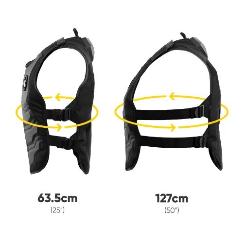 Vista 4 de bHaptics TactSuit X40 Haptic Vest with 40 Vibration Motors for VR with Audio Accessories and Replacement Lining