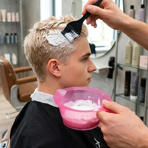 Vista 9 de Beaupretty Tazón de tinte para el cabello, cuenco de tinte de cabello de plástico, herramienta para colorear el cabello, tinte para el cabello