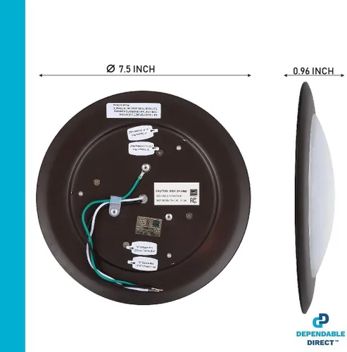 Vista 6 de LUNABODE - Luces de techo LED regulables de 4/6 pulgadas, paquete de 6, 16.5 W/2700 K, elegante lámpara de techo para pasillo, cocina, comedor