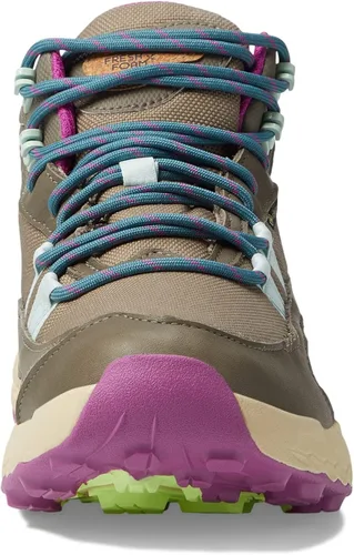 Vista 2 de New Balance Fresh Foam X Hierro V1 - Tenis de correr de corte medio para mujer, BungeeBrindleCosmic Jade