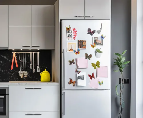 Vista 5 de Tupalizy 12 calcomanías de pared de mariposa 3D de alas dobles, calcomanías de bricolaje para decoración de ventanas, refrigerador, dormitorio