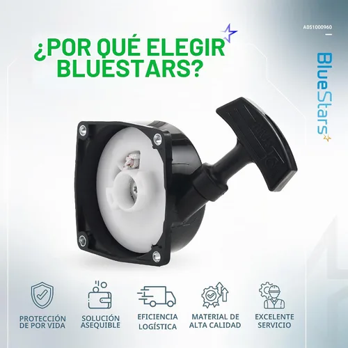 Vista 9 de BlueStars A051000960 A051000961 Arrancador de retroceso de arranque por tracción - Compatible con sopladores Echo ES-250 PB-250 PB-250LN ES-252