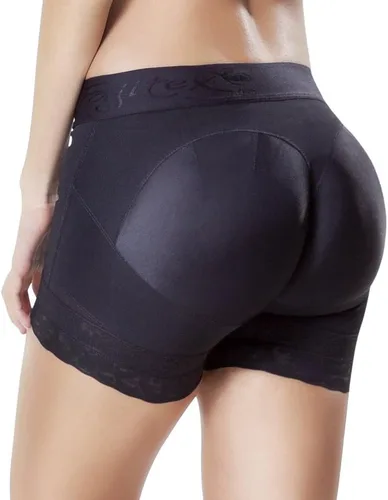 Vista 2 de Fajitex Pantalones cortos Levanta Cola Colombianos Faja de Alta Compresión Control Firme Shapewear Shorts 024640 34640