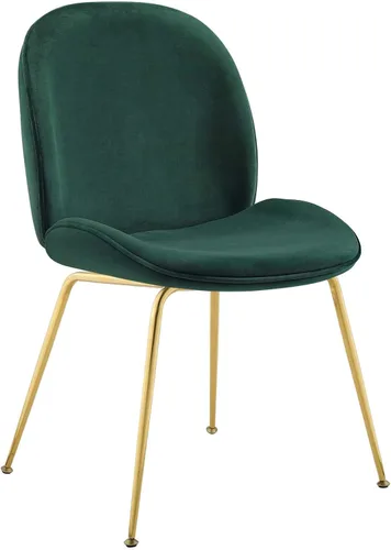 Vista 16 de Modway EEI-3548-BLK - Silla de comedor de terciopelo de alto rendimiento, patas de acero inoxidable, color negro