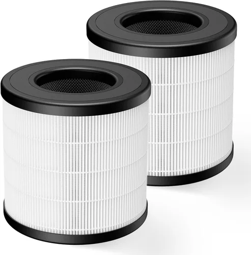 Vista 8 de Paquete de 4 filtros de repuesto HEPA PU-P05/AC201B compatibles con purificadores de aire FULMINARE PU-P05 y purificadores de aire Purivortex