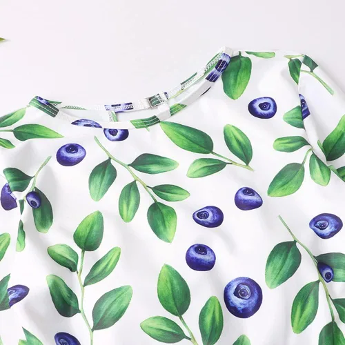 Vista 5 de Traje de baño para madre e hija, traje de baño familiar a juego para niños y niñas, conjunto de bikini con volantes para mujer, traje de baño
