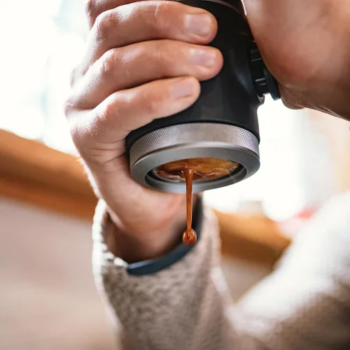 Vista 6 de WACACO Picopresso - Cafetera portátil de nivel profesional, portafiltro