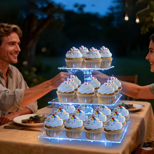 Vista 5 de YestBuy - Soporte para cupcakes (3/4/5)
