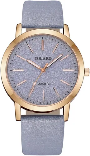 Vista 7 de CdyBox Reloj de pulsera de cuarzo con esfera grabada esmerilada para mujer, paquete de 6